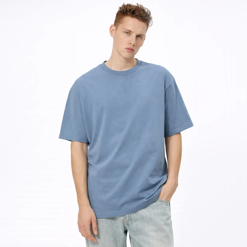High-Quality-Men-Plain-T-Shirt-Plus-Size-100-Cotton-Oversized-Solid-Color-Blank-Basic-Tee-Custom