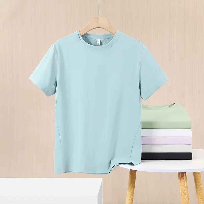 High-Quality-Mens-Casual-T-shirt-Cotton-Custom-Logo-Print-Plain-Blank-Oversized-Dtg-Printer-T-shirt-for-Men