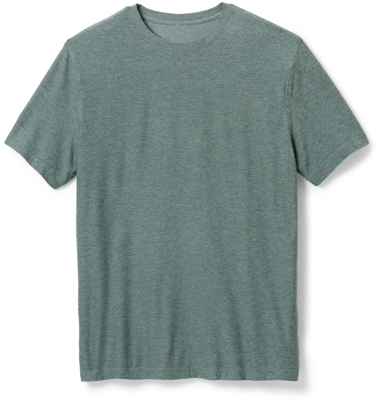 High-Quality-Mens-Quick-Dry-Soft-Stretch-Crew-Neck-Short-Sleeve-Tech-Running-Tech-T-shirts