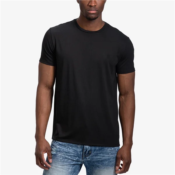 High-Quality-Mens-T-Shirts-Classic-Organic-Cotton-100-Cotton-Solid-Pattern
