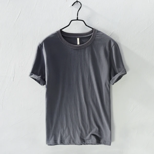 High-Quality-Mens-T-shirts-Organic-Cotton-Custom-Color-Hemp-Cotton-T-shirts-Hemp