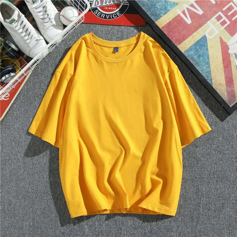 High-Quality-Plus-Size-T-shirts-Crewneck-Cotton-Custom-Blanks-Oversized-T-shirts