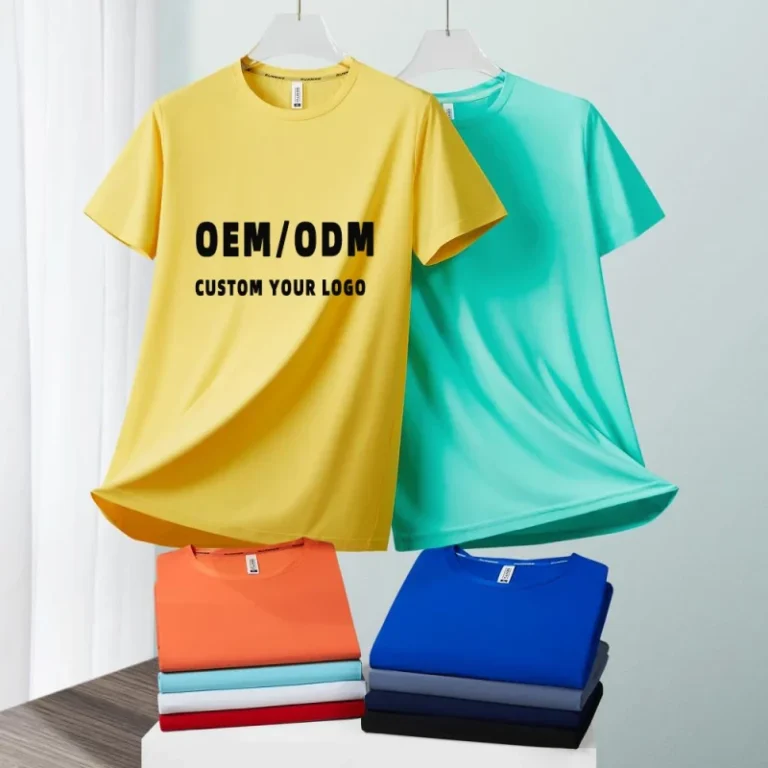 High-Quality-Polyester-Spandex-Mens-T-Shirts-New-Design-with-Quick-Drying-Print-Stretch-Blank-Plain-T-Shirts