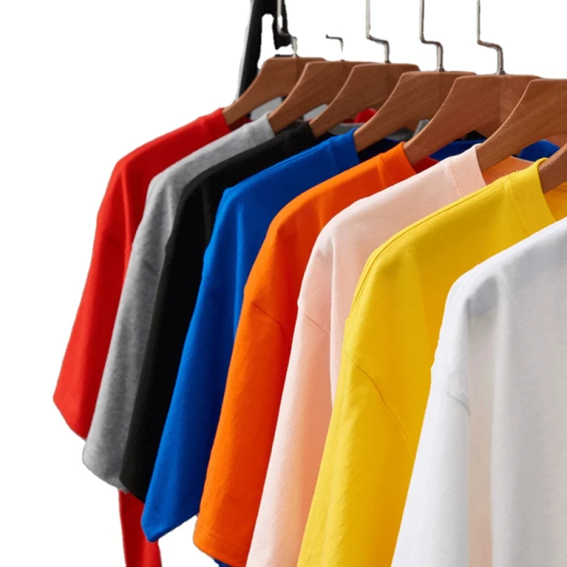 High-Quality-Printed-Casual-Eco-Friendly-Quick-Dry-Custom-Logo-Polyester-Cotton-Heavyweight-Mens-Blank-T-shirts-Golf-Business
