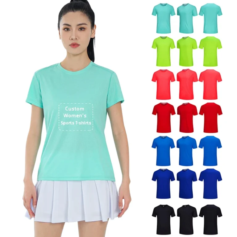 High-Quality-Quick-Dry-Breathable-Womens-T-shirt-Custom-Sublimated-Polyester-Advertising-Sports-Athletic-Running-Yoga-T-Shirt