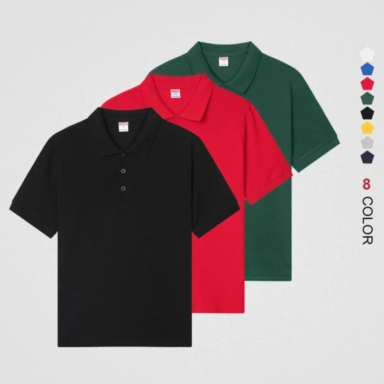 High-Quality-Short-Sleeve-Heavyweight-Oversized-Polo-Shirt-Custom-Logo-Cotton-Male-Tee-Shirts-Mens-Polo-Shirts