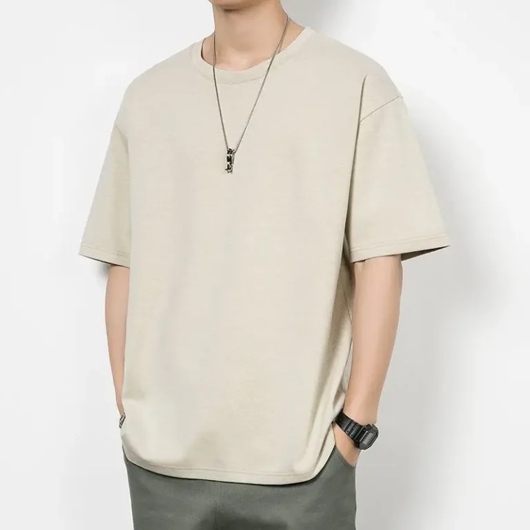 High-Quality-Short-sleeved-T-shirt-Mens-Pure-Cotton-T-shirt-Loose-Trend-All-match-Custom-Printed-Casual-Top-Summer