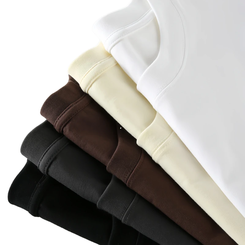 High-Quality-Simple-Cotton-Custom-Logo-Short-Sleeve-T-shirt