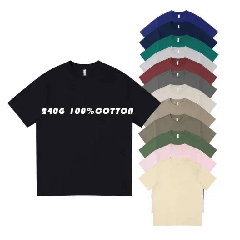 High-Quality-Solid-Color-Unisex-t-Shirt-Custom-logo-T-shirt-Sports-100-Cotton-Mens-Shoulder-Mens-Cotton-T-shirt-1