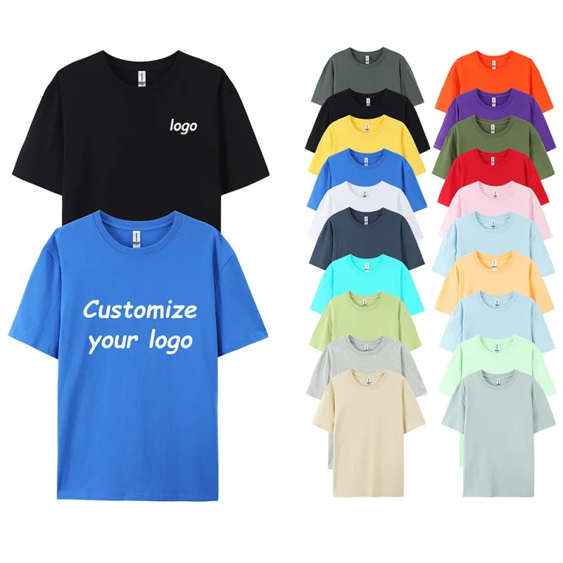 High-Quality-T-Shirt-Custom-100-Cotton-T-shirt-Printing-logo-for-Mens-Plain-T-Shirts-Printed-White-Black-T-Shirt