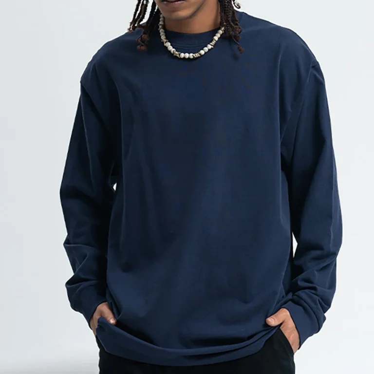High-Quality-Tshirt-With-Long-Sleeve-Oversized-Tshirt-Vintage-Blank-Tshirt-Custom-Mens-Long-Sleeved-T-Shirt