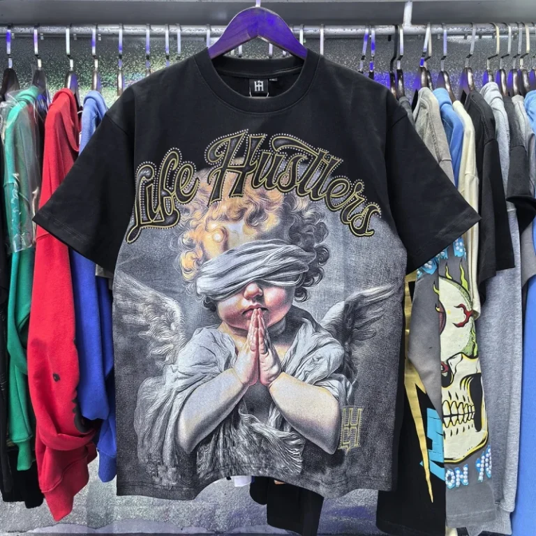 High-Quality-Vintage-Clothing-LH-Mens-T-shirts-Cotton-Graphic-Printed-Streetwear-Life-Hustlers-T-shirt-for-Men