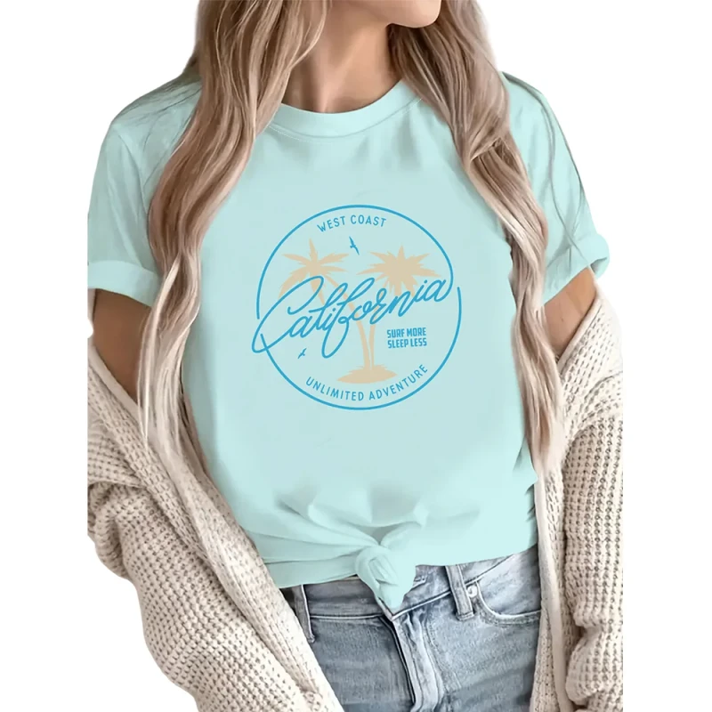 High-Quality-Women-Short-Sleeve-Shirts-Support-Customization-Printed-Loose-Medium-Length-Short-Sleeve-Top-T-shirt