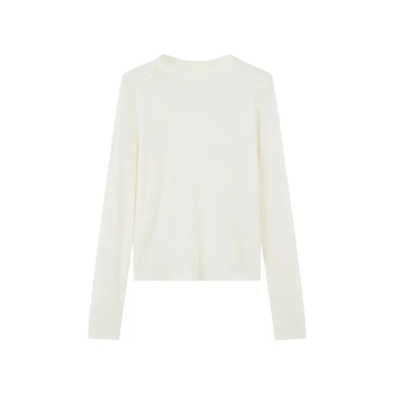 High-Quality-Womens-Casual-Long-Sleeve-T-Shirts-Crew-Collar-Breathable-Knitted-Fabric-Slim-Fit-Size-XL-for-All-Season