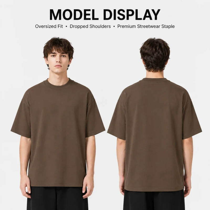 High-Street-FG-European-and-American-Brand-ESS-High-Quality-Unisex-Regular-Fit-100-Cotton-T-Shirts-with-Breathable-Knit-Fabric