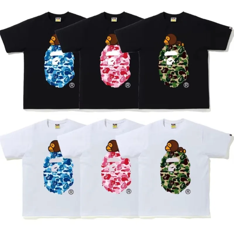 High-Version-Letter-Printing-Bathing-Ape-Shirt-Fashion-Designer-Hot-Sell-T-Shirt-Men-Printed-Trendy-T-Shirt