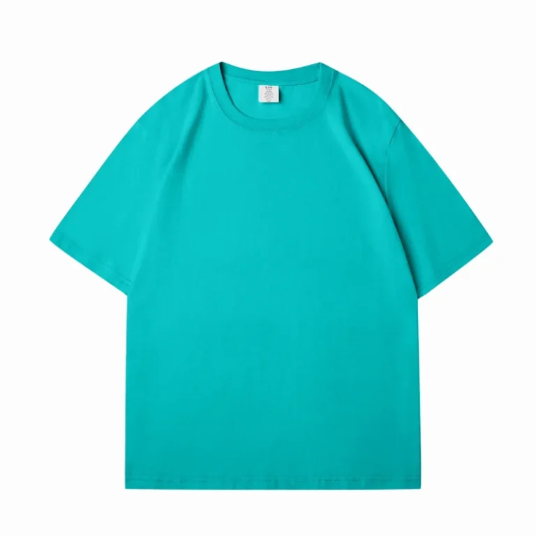 High-quality-100-Cotton-Solid-Custom-T-Shirt-with-Front-Logo-Breathable-Short-Sleeve-Unisex-T-Shirts