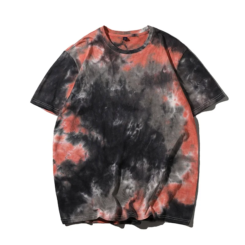 High-quality-fashion-casual-tie-dye-men-t-shirt-cotton-top-oem-custom-logo-style