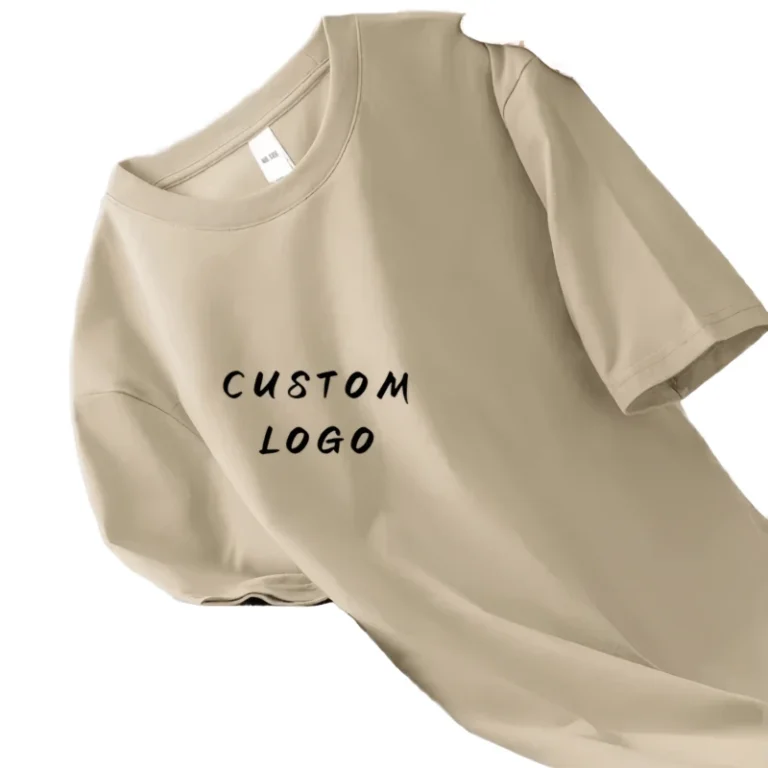 Hip-Hop-Loose-Knitted-100-Cotton-Digital-Print-Custom-T-Shirt-200gsm-High-Quality-Print-on-Demand