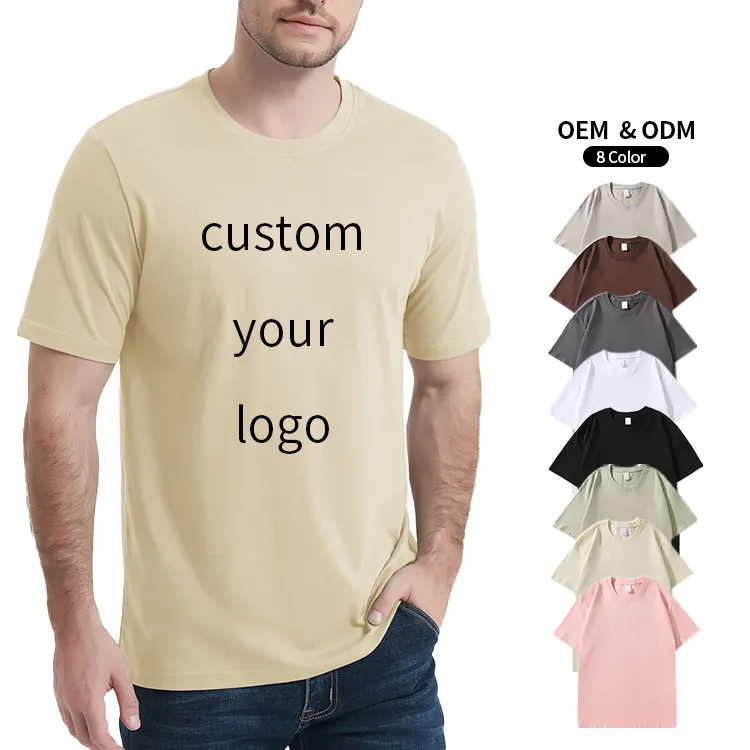 Hot-100-Cotton-Oversized-Heavy-Tshirt-Custom-Printing-Plain-Blank-Unisex-Mens-T-Shirt-Solid-Pattern-High-Quality