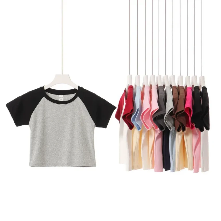Hot-Selling-Contrast-Color-Ladies-Tops-Daily-Outdoor-Wear-Soft-Skin-Friendly-High-Quality-Sportwear-Street-Wear-Women-t-Shirt