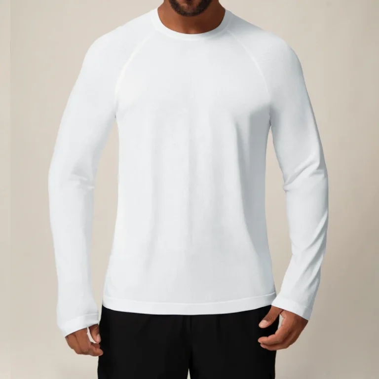 Hot-Selling-Mens-Athletic-Gym-T-Shirts-Long-Sleeve-O-Neck-Tshirt-for-Running-100-Cotton-Casual-Style-Solid-Pattern-Tees