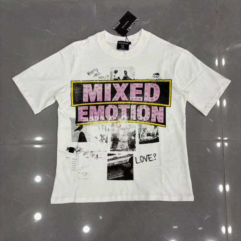 Hot-Supplie-Trendy-Fashion-Casual-Streetwear-High-Quality-Hot-Diamond-Letter-Printing-Custom-Clothing-MIXED-EMOTION-T-shirts