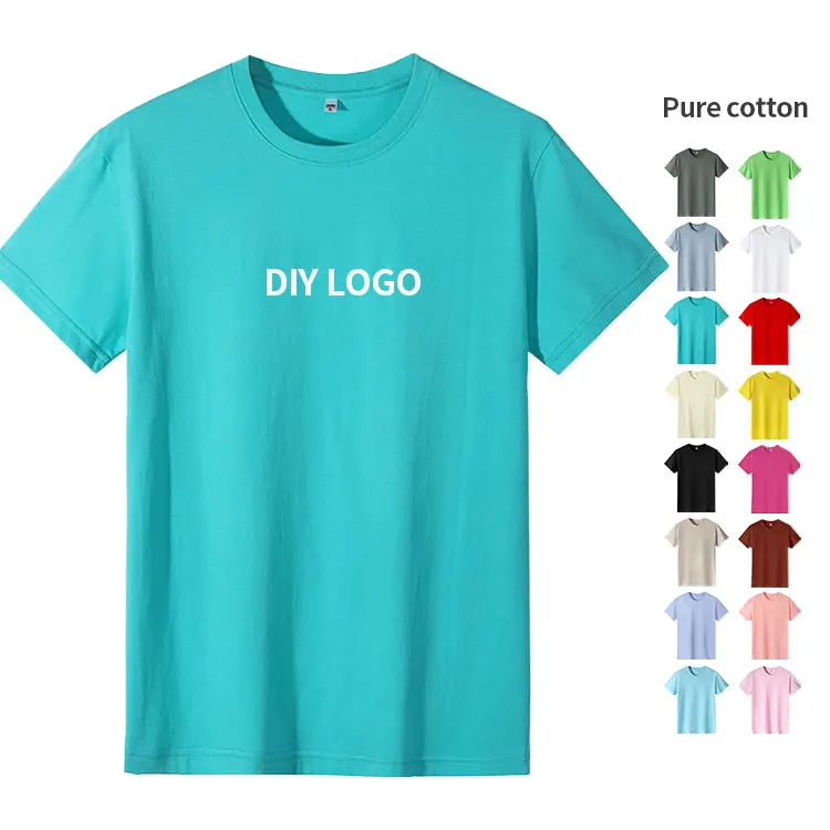Hot-T-Shirt-for-Men-High-Quality-Casual-Blank-T-Shirt-Mens-Plain-Custom-T-shirt-Screen-Printing-Embroidered-Logo-Cotton-T-Shirt
