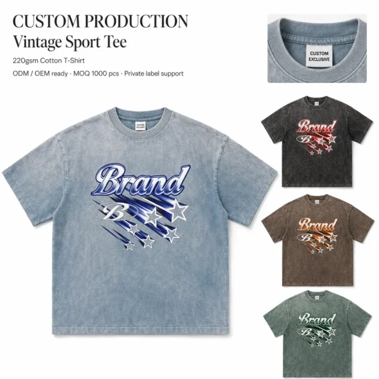 HuaYi-GOTSOEKO-TEX-Custom-Vintage-Washed-Graphic-T-Shirt-220gsm-Cotton-Streetwear-Tee-Private-Label-OEM-ODM-Manufacturer