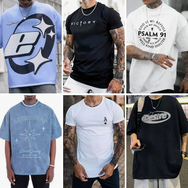 Inventory-of-Short-Sleeved-Mens-T-shirts-Summer-Fashion-Top-Loose-and-Casual-Mens-T-shirts-Randomly-Shipped