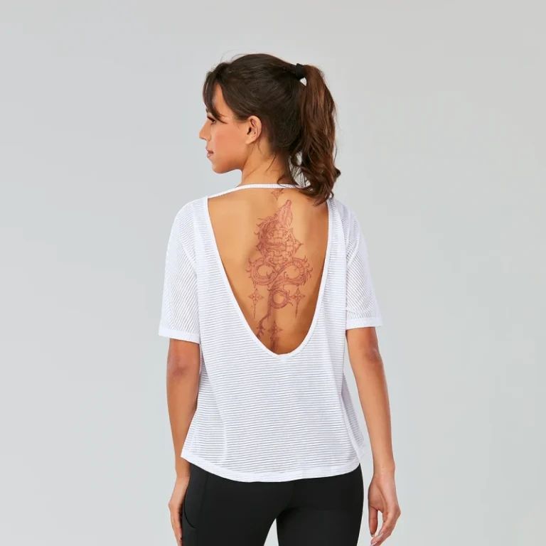 JIEJIN-Gym-Athletic-Wear-Fitness-Polyester-Open-Back-Oversized-Plain-Running-Workout-T-Shirts-Women