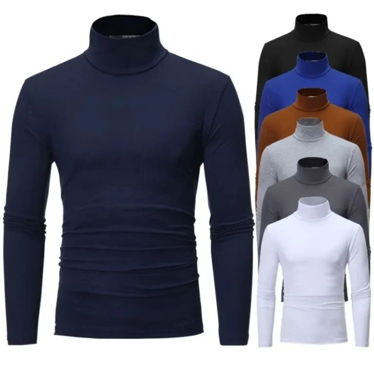 JX-MenS-Casual-Slim-Fit-Basic-Turtleneck-High-Collar-Pullover-Male-Autumn-Spring-Thin-Tops-Basic-Bottoming-Plain-T-Shirt