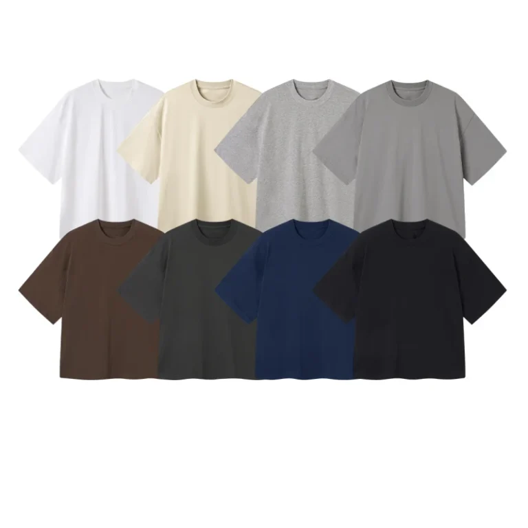 Kanye-Style-Heavy-Weight-Boxy-Tshirt-275gsm-100-Cotton-Oversized-Cut-Style-Tshirt-8-Colors-Short-Sleeves-Boxy-for-Men