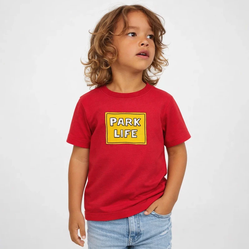 Kids-100-Cotton-Solid-Quick-Dry-Garment-Dyed-T-Shirt-Boys-Summer-Casual-Breathable-OEM-Custom-Logo