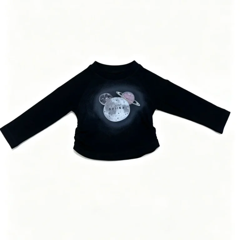 Kids-Boy-Girl-Long-Sleeve-Ruffle-Collar-T-Shirt-Cotton-Raglan-Planet-Space-Print-Casual-Top-Children-Clothing-OEM