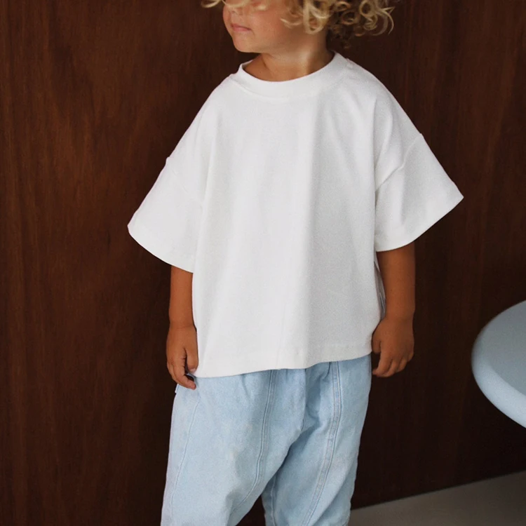 Kids-Printed-Short-Sleeve-Solid-T-shirts-100-Cotton-Eco-Friendly-High-Quality-Soft-Fabric-Summer-Clothing