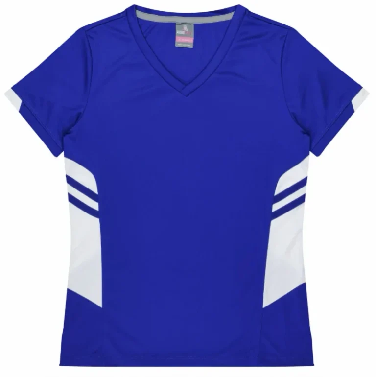 Ladies-Short-Sleeve-T-Shirts-Custom-V-Neck-Breathable-Soft-Touch-Activewear-Performance-Exercise-Sport-Tee-Summer-Training-Wear-1