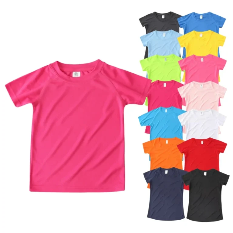 Latest-Design-Comfortable-Printing-Embroidered-Sport-Children-T-Shirt