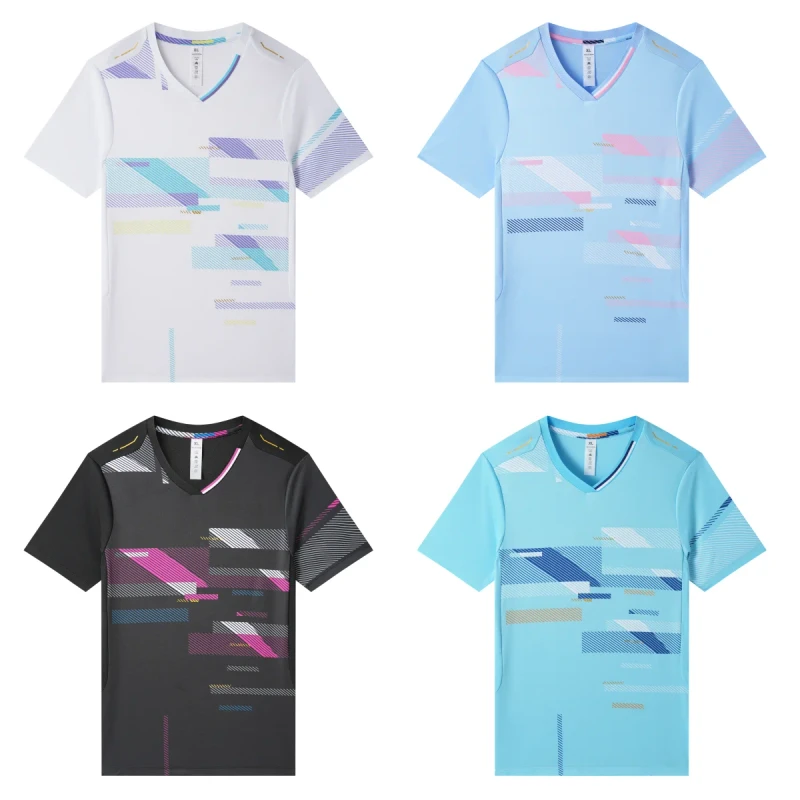 Lightweight-Table-Tennis-Badminton-T-shirt-Quick-Dry-Breathable-Sports-Team-Wear-Plus-Size