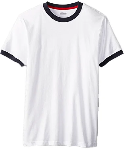 Little-Boys-Vintage-100-Cotton-Solid-Jersey-Blank-Crew-Neck-T-Shirt-White-6-Regular