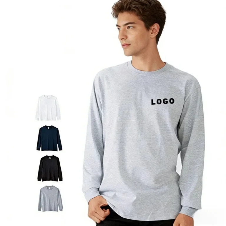 Long-Sleeve-60Cotton-40Polyester-Plain-Blank-Mens-T-shirt-Custom-Logo-Printed-High-Quality-Men-T-Shirts