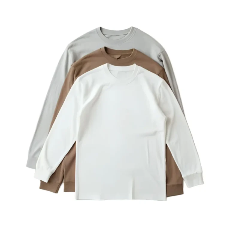 Long-Sleeve-T-shirts-Custom-350g-Heavyweight-Custom-Long-Sleeve-T-shirt-100-Cotton-Colorblock-Mens-Long-Sleeve-T-shirts-W127