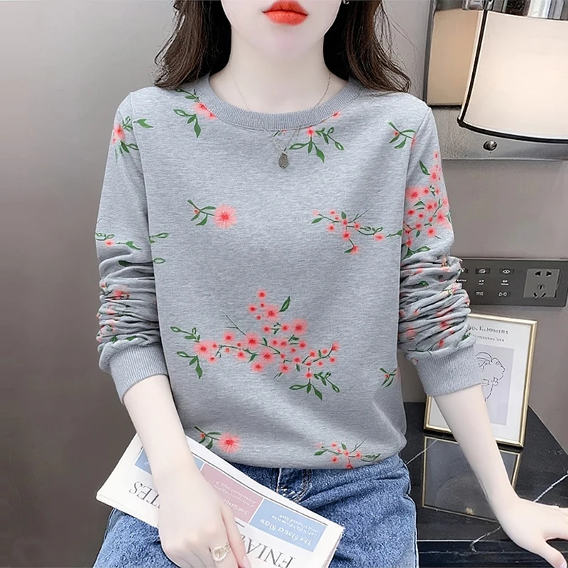 Loose-Womens-T-shirt-Fashion-Pattern-T-shirt-Printed-Womens-Long-Sleeved-Womens-Top-Casual-Clothing
