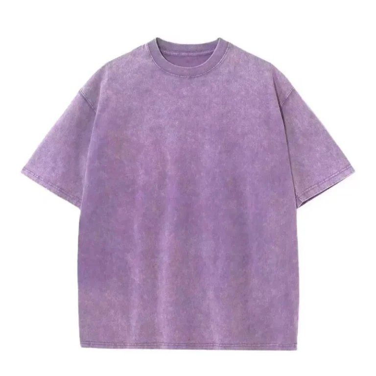 Loose-and-Casual-Short-sleeved-Breathable-T-shirt-100-Pure-Cotton-Material-Customizable-in-Various-Styles