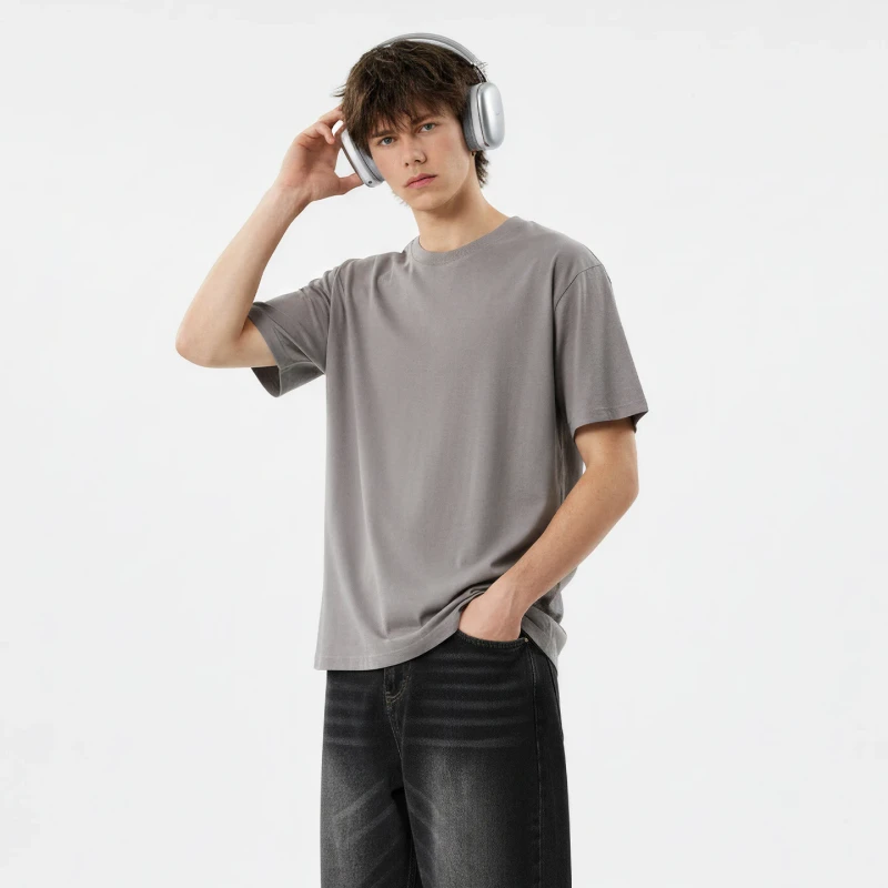 Low-MOQ-OEM-230-Grams-100-Cotton-Blank-Plain-Womens-T-Shirts-Mens-T-shirts-Regular-Fit-T-Shirts