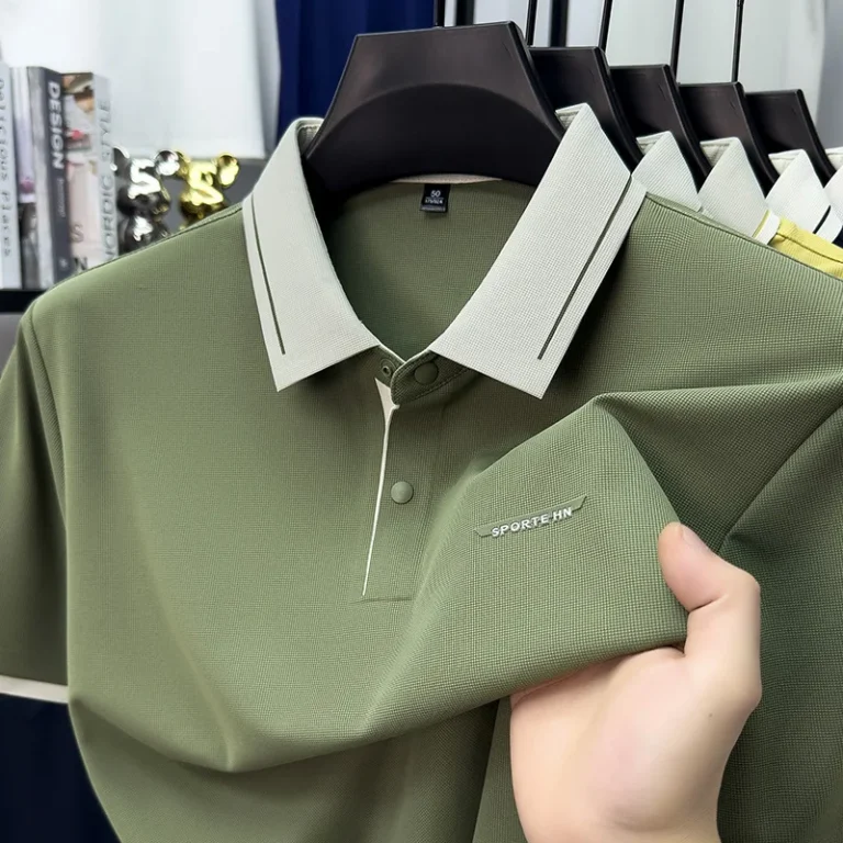 Luxury-luxurious-Mens-Short-sleeved-Polo-Shirt-New-Summer-Style-Business-Casual-Collar-Half-sleeved-T-shirt-Mens-Top