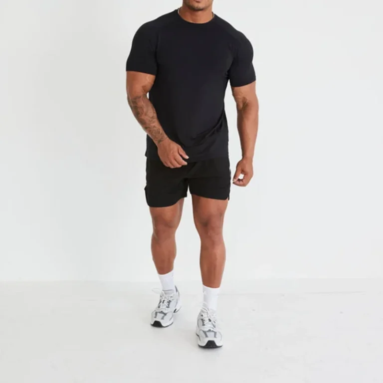 MASS-Gym-Workout-Tops-for-Mens-Running-Basic-t-Shirt-100-Polyester-Gym-t-Shirts