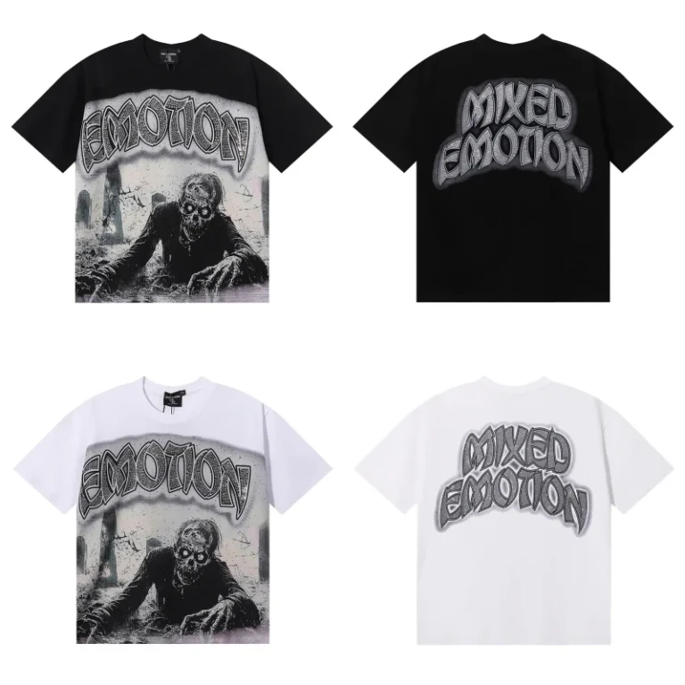 MIXED-EMOTION-Top-Quality-100Cotton-250GSM-Tshirt-Vintage-Loose-T-Shirt-Vintage-Graffiti-Printed-Rhinestones-Mens-T-shirt-1
