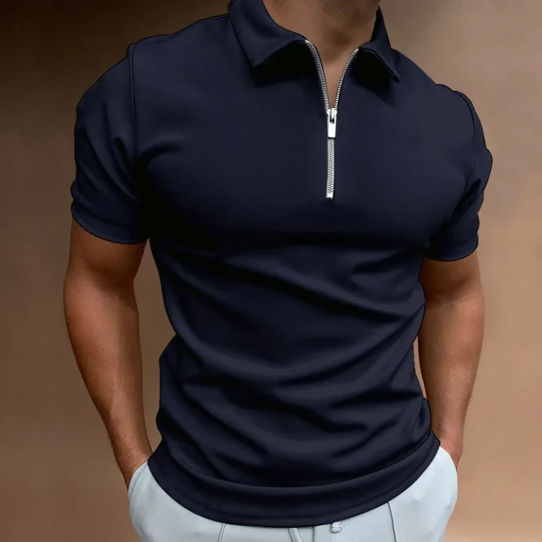 Manufactory-Custom-Style-or-Logo-ODM-Fashion-Mens-Clothing-Plus-Size-Men-Polo-Shirts-Short-Sleeve-Half-Zipper-Business-T-Shirts
