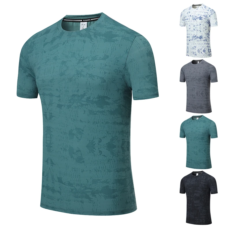 Manufacturer-Active-Wear-T-Shirt-Printed-Sports-Tshirts-Mens-Stretchy-Casual-Mens-Sports-Tshirt